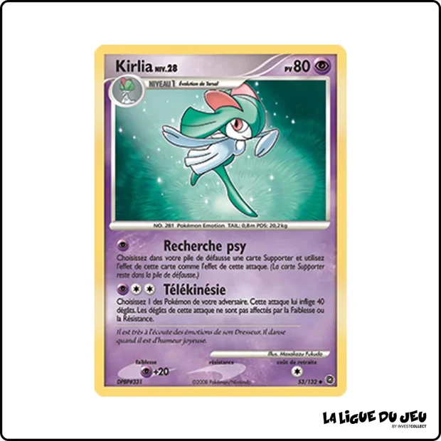 Peu commune - Pokemon - Merveilles Secrètes - Kirlia 53/132
