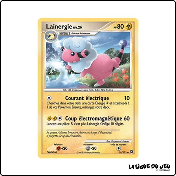 Peu commune - Pokemon - Merveilles Secrètes - Lainergie 50/132