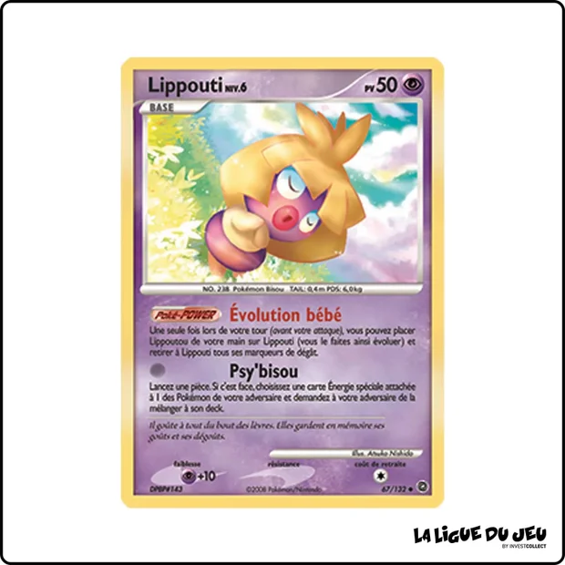 Peu commune - Pokemon - Merveilles Secrètes - Lippouti 67/132