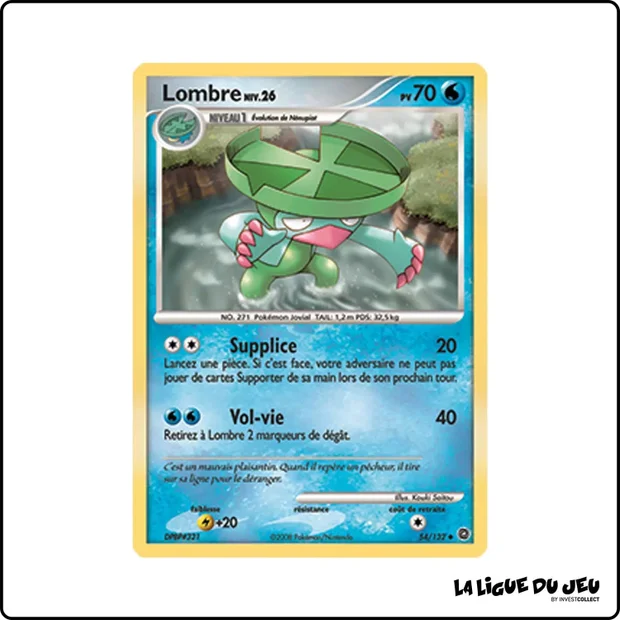 Peu commune - Pokemon - Merveilles Secrètes - Lombre 54/132