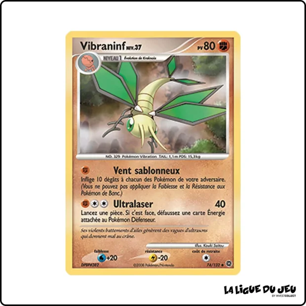 Peu commune - Pokemon - Merveilles Secrètes - Vibraninf 74/132
