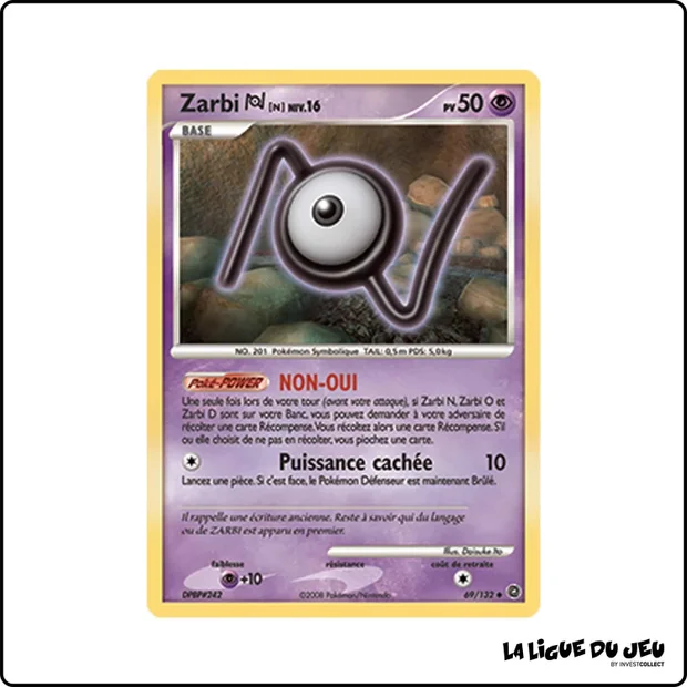 Peu commune - Pokemon - Merveilles Secrètes - Zarbi N 69/132
