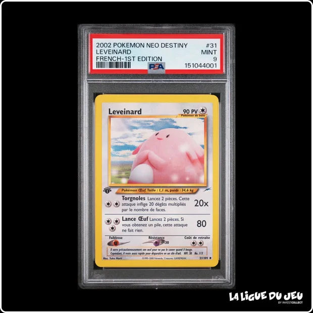 Peu Commune - Pokemon - Neo Destiny - Leveinard - 31/105 - 1er édition - PSA 9 - Français