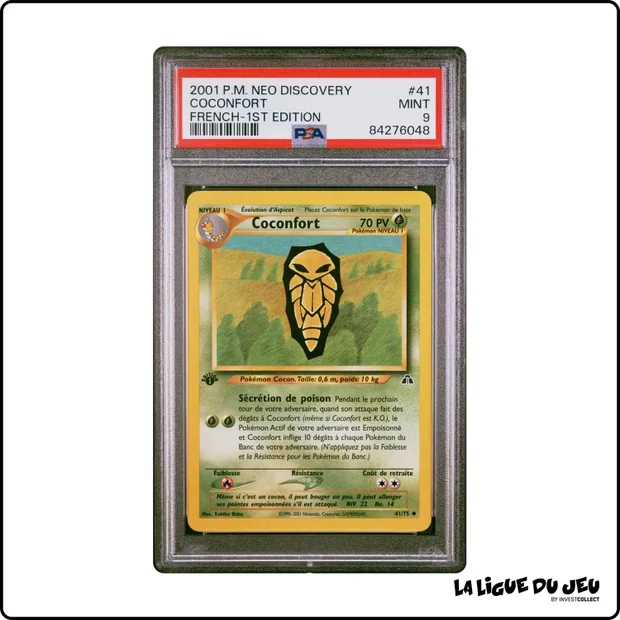 Peu Commune - Pokemon - Neo Discovery - Coconfort - 41/75 - 1er édition - PSA 9 - Français