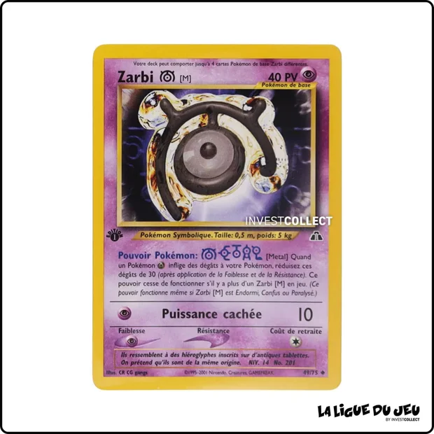 Peu commune - Pokemon - Neo Discovery - Zarbi M 49/75