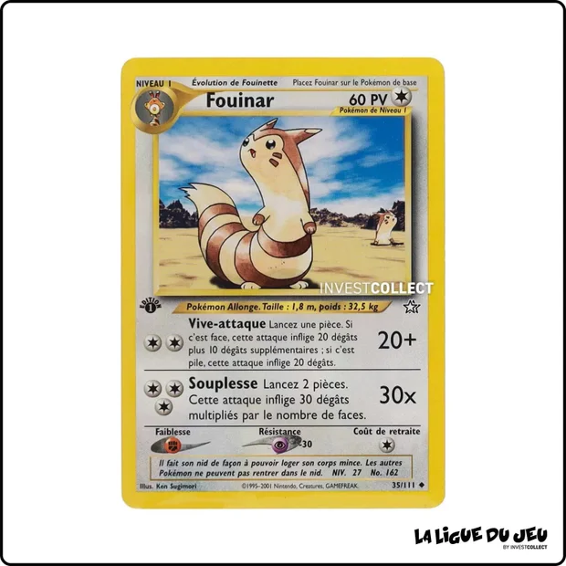 Peu commune - Pokemon - Neo Genesis - Fouinar 35/111