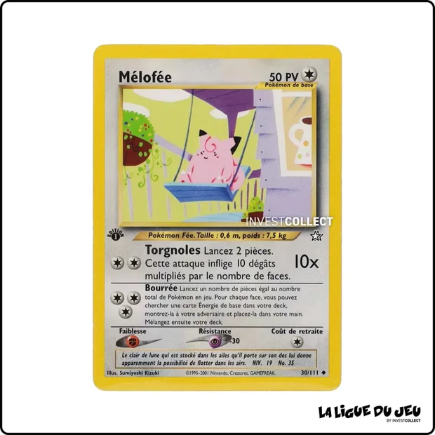 Peu commune - Pokemon - Neo Genesis - Mélofée 30/111