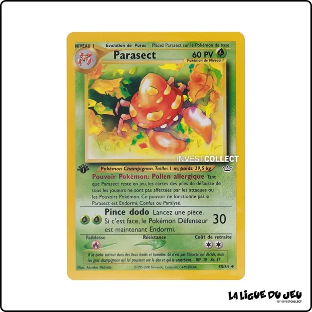 Peu commune - Pokemon - Neo Revelation - Parasect 35/64