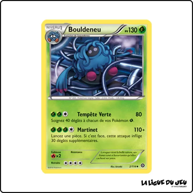 Peu commune - Pokemon - Offensive Vapeur - Bouldeneu 2/116