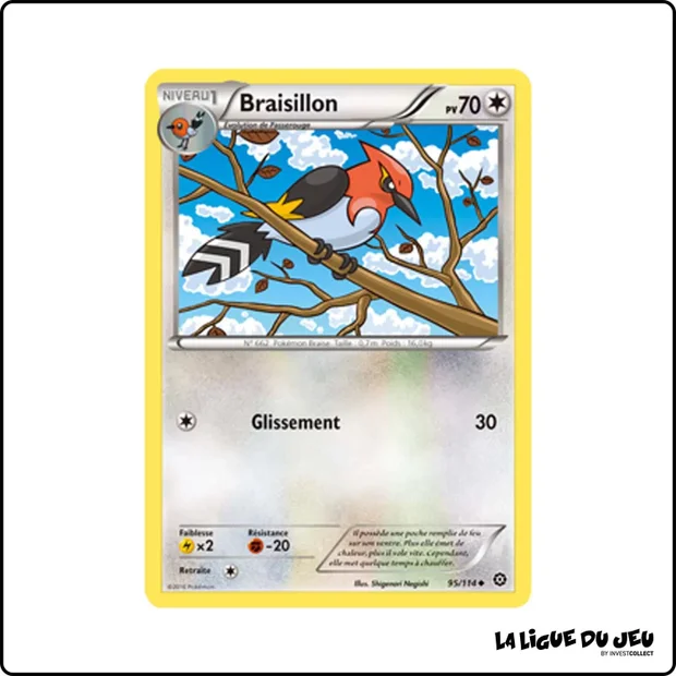 Peu commune - Pokemon - Offensive Vapeur - Braisillon 95/116