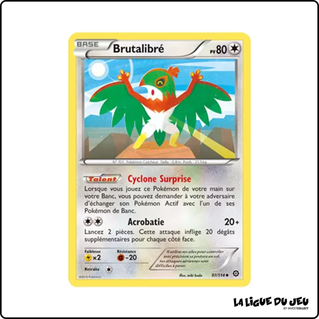 Peu commune - Pokemon - Offensive Vapeur - Brutalibré 97/116