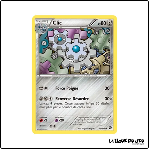 Peu commune - Pokemon - Offensive Vapeur - Clic 72/116