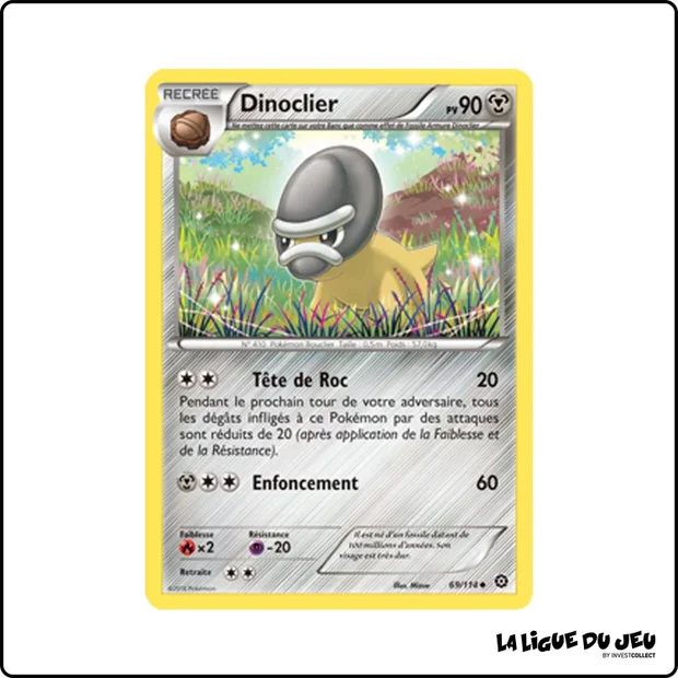Peu commune - Pokemon - Offensive Vapeur - Dinoclier 69/116