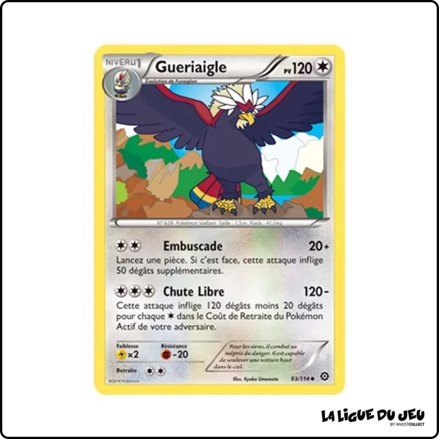 Peu commune - Pokemon - Offensive Vapeur - Gueriaigle 93/116