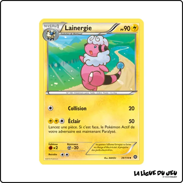 Peu commune - Pokemon - Offensive Vapeur - Lainergie 39/116