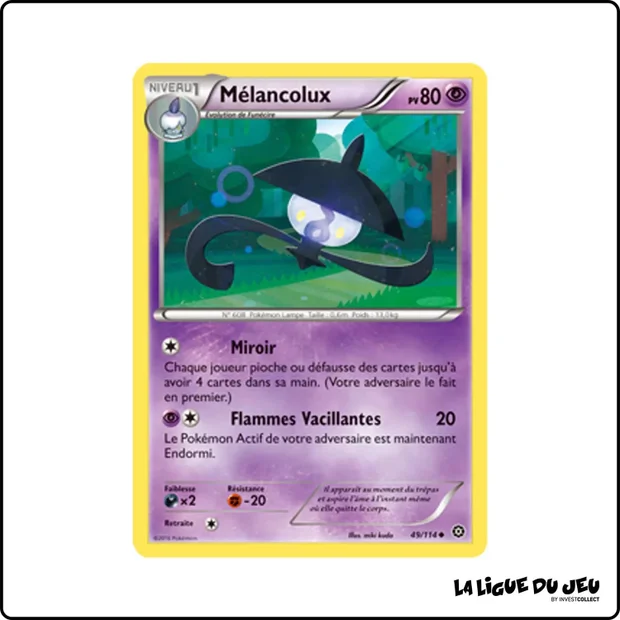 Peu commune - Pokemon - Offensive Vapeur - Mélancolux 49/116