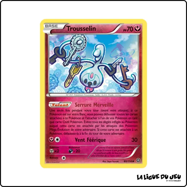 Peu commune - Pokemon - Offensive Vapeur - Trousselin 80/116