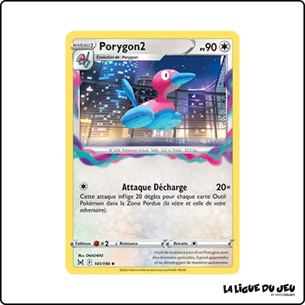 Peu commune - Pokemon - Origine Perdue - Porygon2 141/196