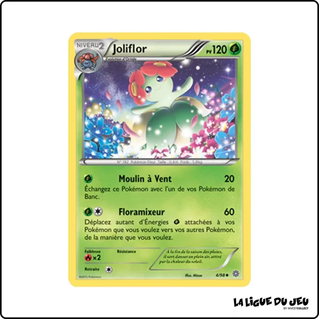 Peu commune - Pokemon - Origines Antiques - Joliflor 4/98