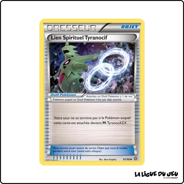 Peu commune - Pokemon - Origines Antiques - Lien Spirituel Tyranocif 81/98