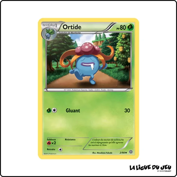 Peu commune - Pokemon - Origines Antiques - Ortide 2/98