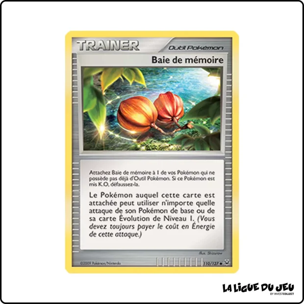 Peu commune - Pokemon - Platine de Base - Baie de mémoire 110/127