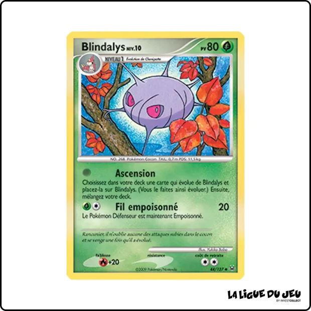 Peu commune - Pokemon - Platine de Base - Blindalys 44/127