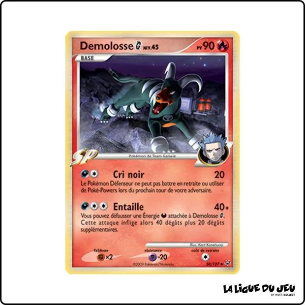 Peu commune - Pokemon - Platine de Base - Demolosse G 50/127