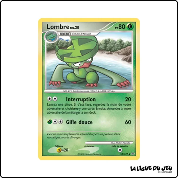 Peu commune - Pokemon - Platine de Base - Lombre 52/127