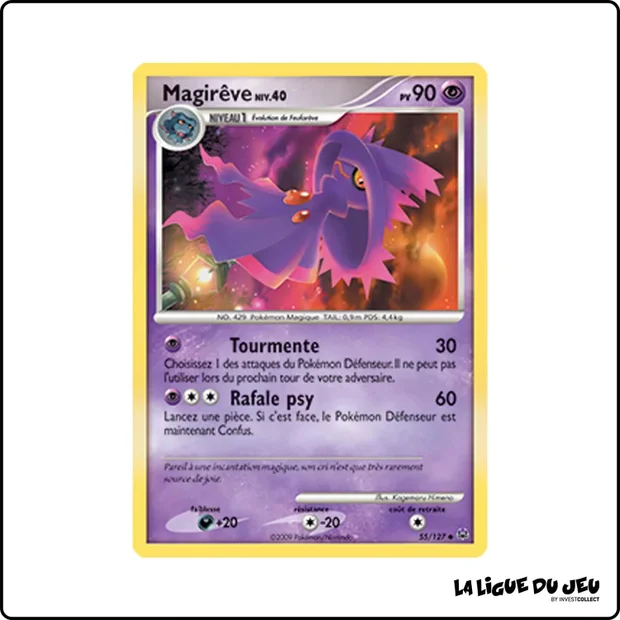 Peu commune - Pokemon - Platine de Base - Magirêve 55/127