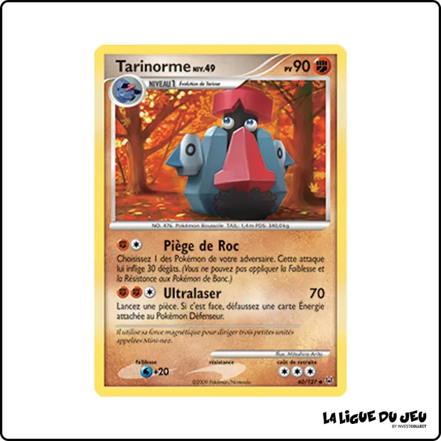 Peu commune - Pokemon - Platine de Base - Tarinorme 60/127