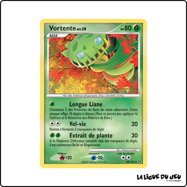 Peu commune - Pokemon - Platine de Base - Vortente 43/127