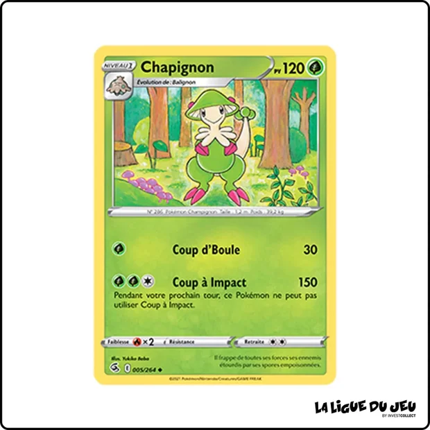 Peu commune - Pokemon - Poing de Fusion - Chapignon 5/264