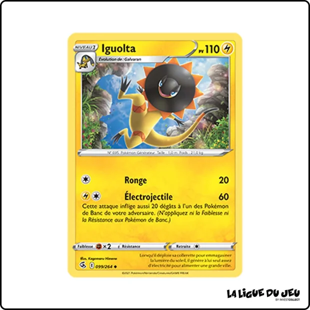 Peu commune - Pokemon - Poing de Fusion - Iguolta 99/264