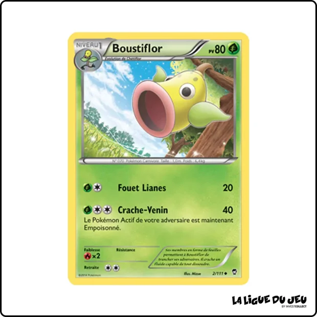 Peu commune - Pokemon - Poings Furieux - Boustiflor 2/111