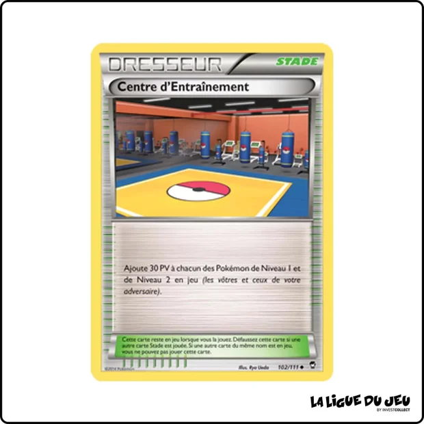 Peu commune - Pokemon - Poings Furieux - Centre d'Entraînement 102/111