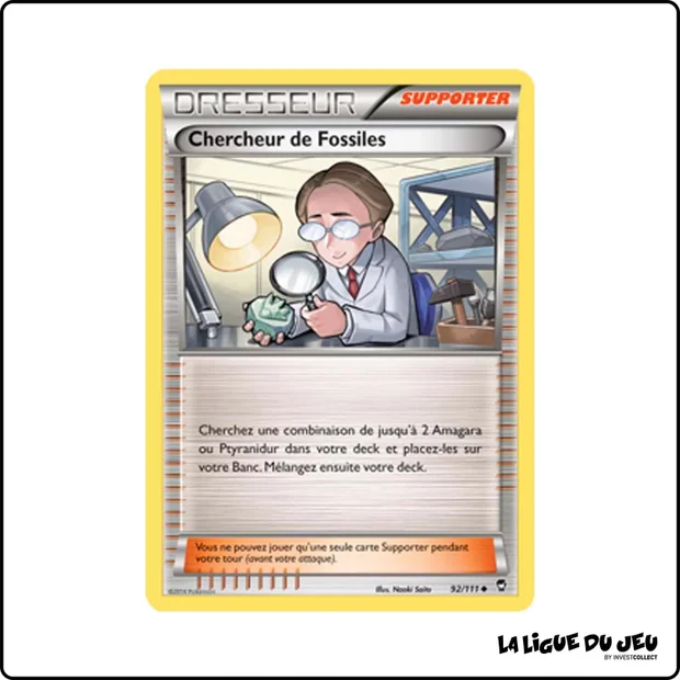 Peu commune - Pokemon - Poings Furieux - Chercheur de Fossiles 92/111