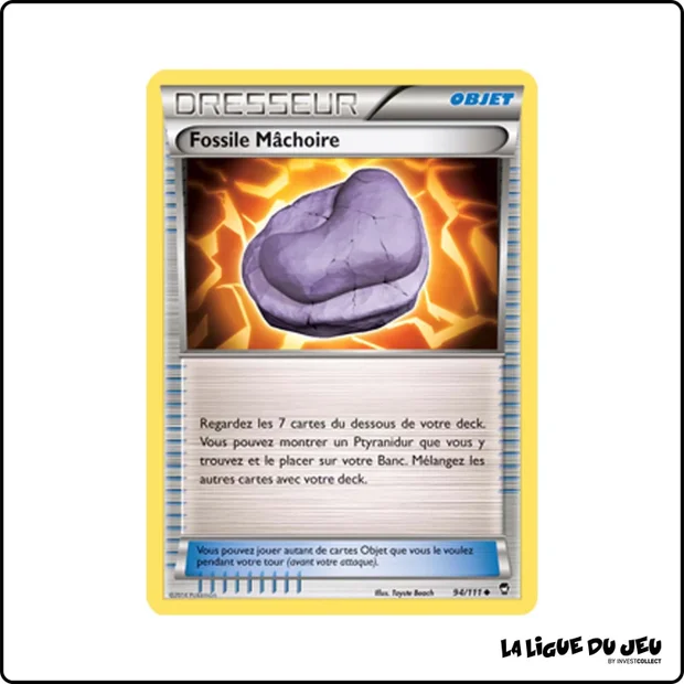 Peu commune - Pokemon - Poings Furieux - Fossile Mâchoire 94/111