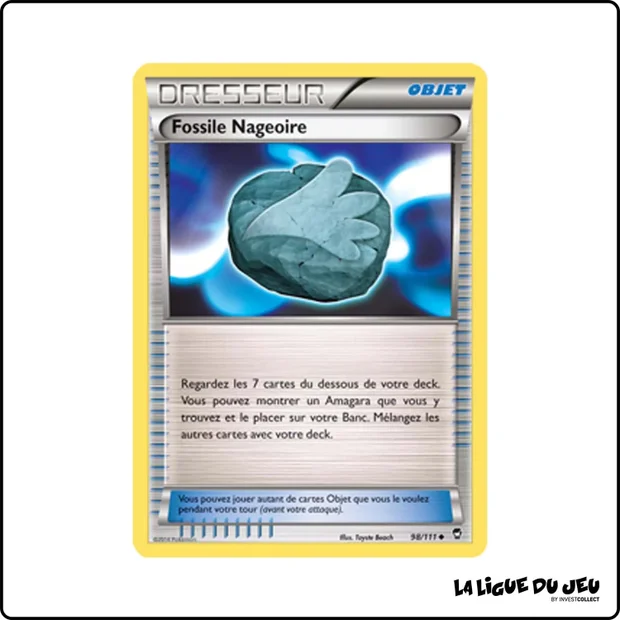 Peu commune - Pokemon - Poings Furieux - Fossile Nageoire 98/111