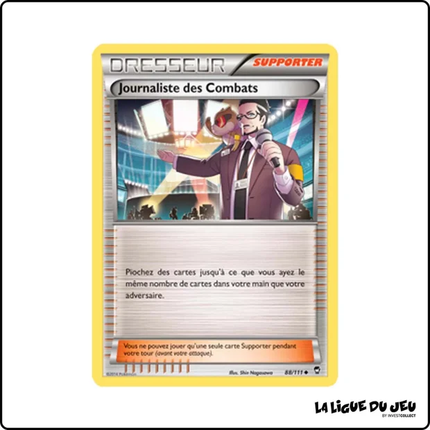 Peu commune - Pokemon - Poings Furieux - Journaliste des Combats 88/111