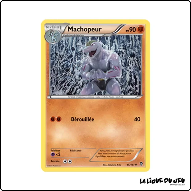 Peu commune - Pokemon - Poings Furieux - Machopeur 45/111