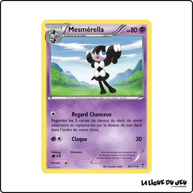 Peu commune - Pokemon - Poings Furieux - Mesmérella 40/111