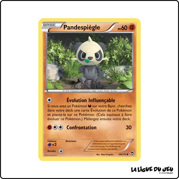 Peu commune - Pokemon - Poings Furieux - Pandespiègle 59/111