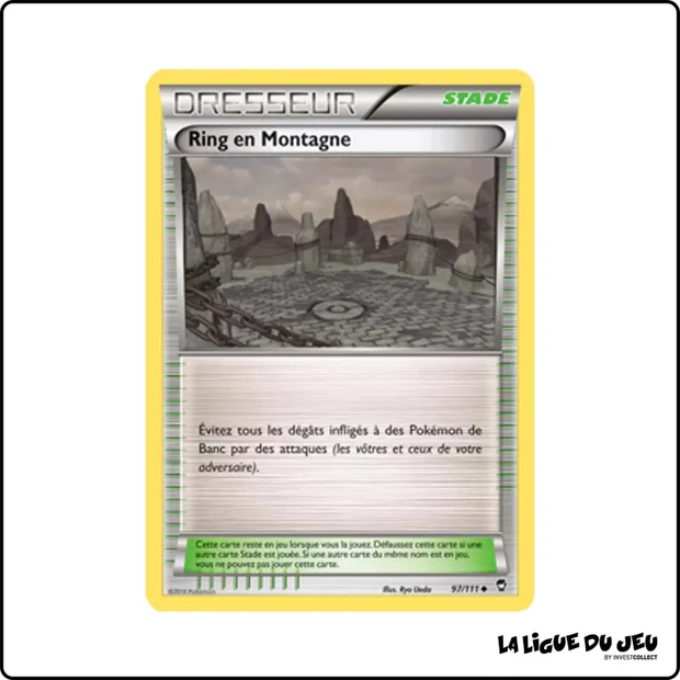 Peu commune - Pokemon - Poings Furieux - Ring en Montagne 97/111