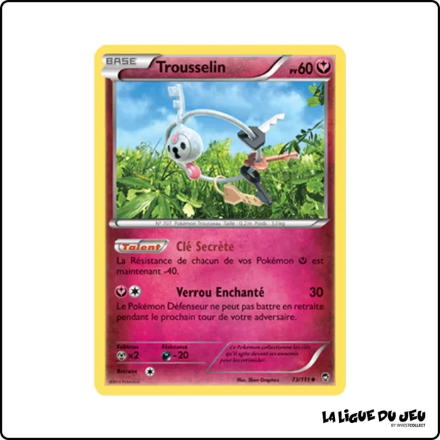 Peu commune - Pokemon - Poings Furieux - Trousselin 73/111