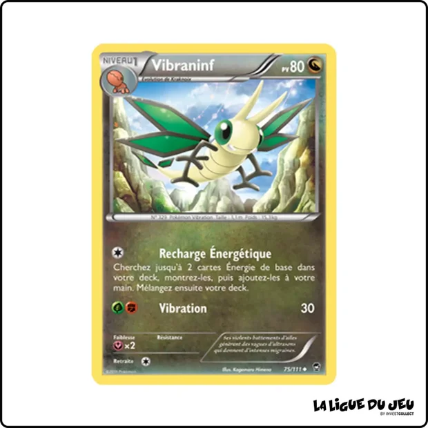 Peu commune - Pokemon - Poings Furieux - Vibraninf 75/111