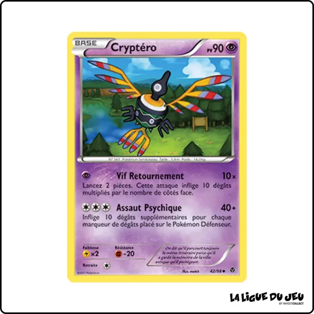 Peu commune - Pokemon - Pouvoirs Émergents - Cryptéro 42/98
