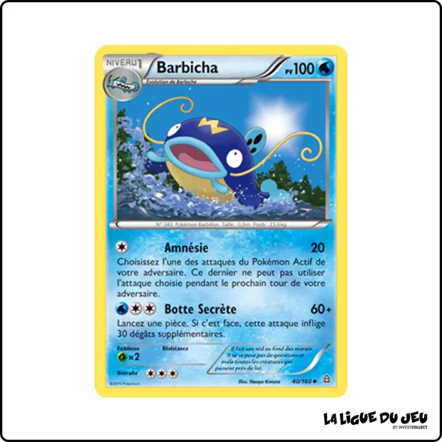 Peu commune - Pokemon - Primo Choc - Barbicha 40/160