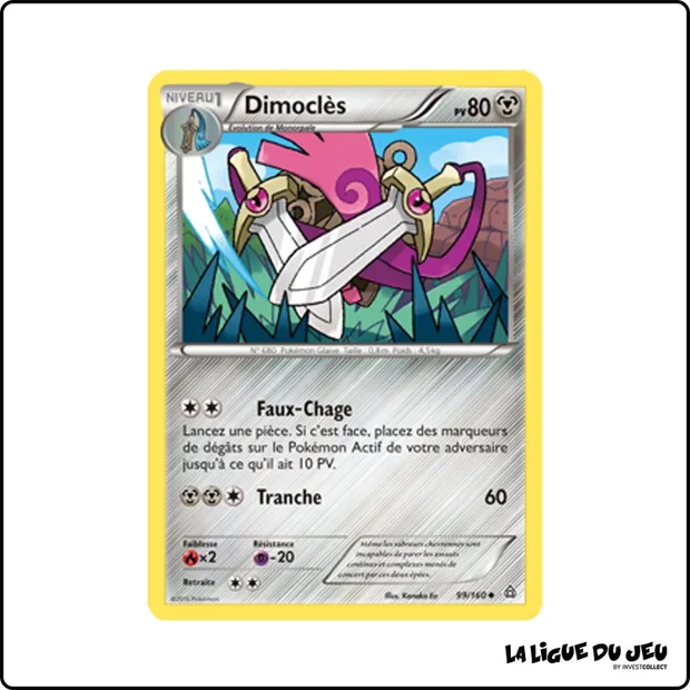 Peu commune - Pokemon - Primo Choc - Dimoclès 99/160