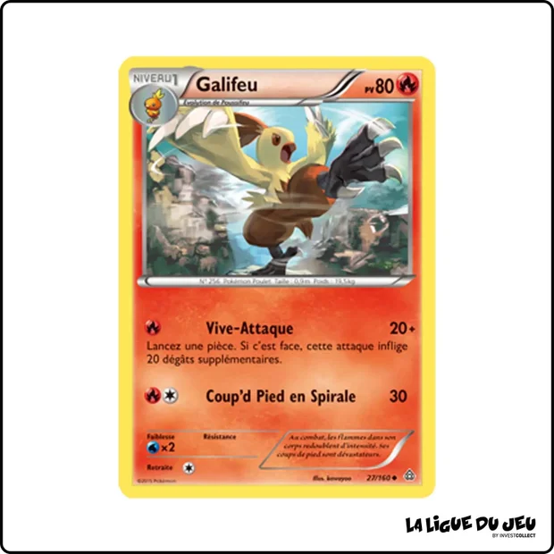 Peu commune - Pokemon - Primo Choc - Galifeu 27/160